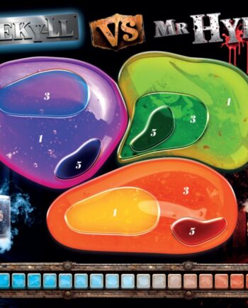 Blason Dr Jekyll VS Mr Hyde par lot de 5.